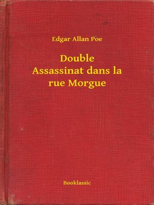 cover image of Double Assassinat dans la rue Morgue